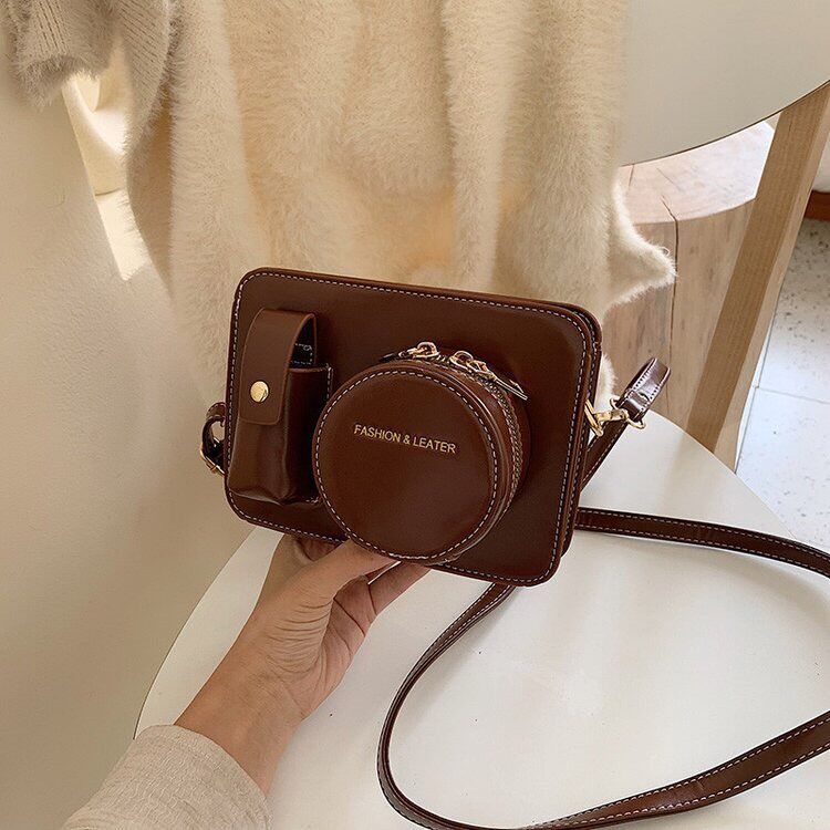 Women's PU Leather Crossbody Bag — Single Shoulder & Crossbody Convertible | Adjustable Strap