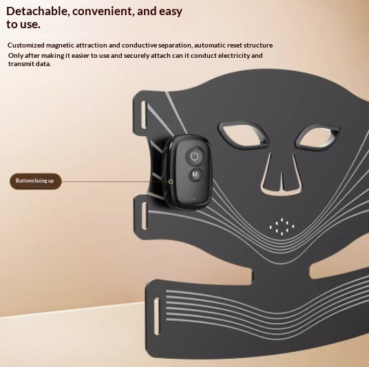 LumiSkin™ LED Facial Therapy Mask – 4 Light Modes | USB Rechargeable Skincare Device