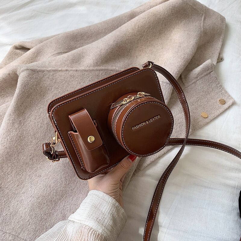 Women's PU Leather Crossbody Bag — Single Shoulder & Crossbody Convertible | Adjustable Strap