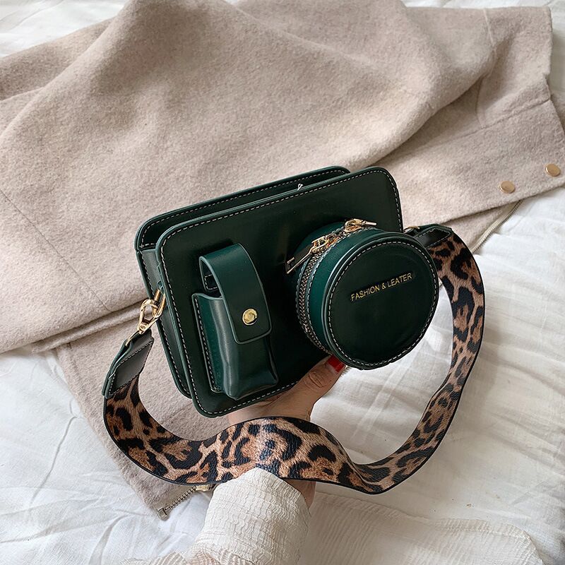 Women's PU Leather Crossbody Bag — Single Shoulder & Crossbody Convertible | Adjustable Strap