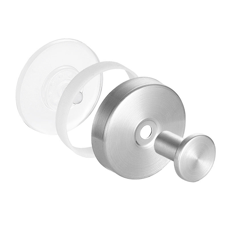 304 Stainless Steel Seamless Strong Suction Cup Single Hook