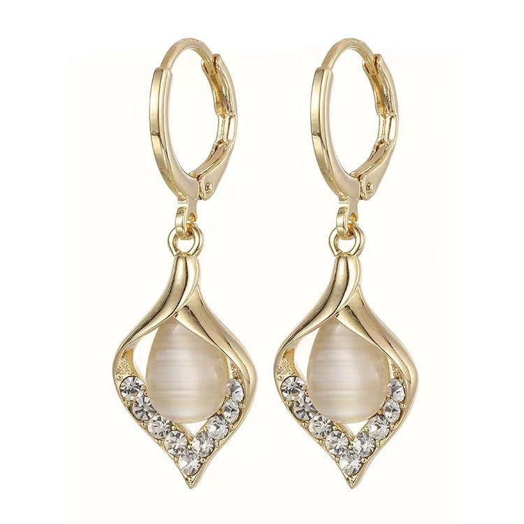 Angel Eyes Earring Buckle Light Luxury And Senior Sense