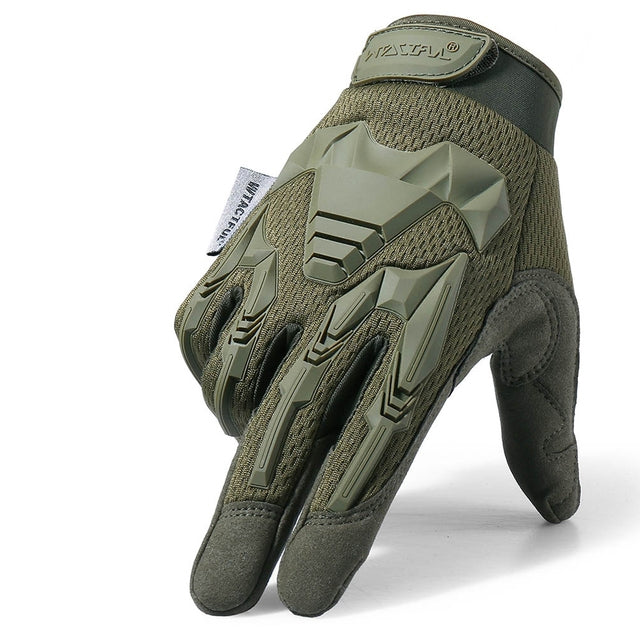 Tactical Full-Finger Gloves | Hard Knuckle Protection | Touchscreen Compatible | Airsoft, Hiking, Motorbike & Outdoor Work | S–XL
