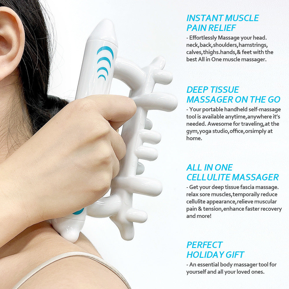 Blue Myofascial Release Massage Tool Exercise Shoulder And Neck Relief