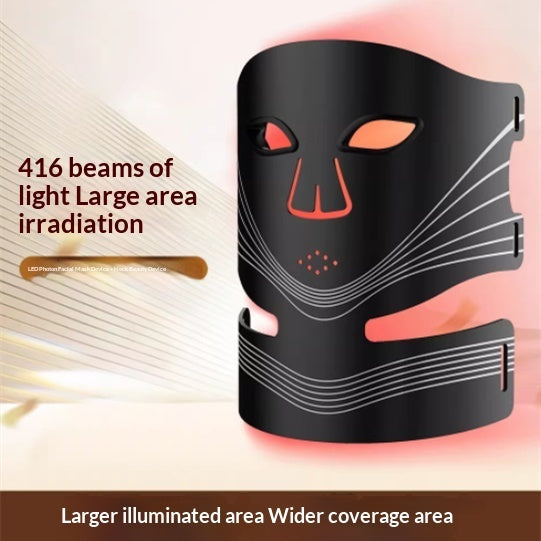 LumiSkin™ LED Facial Therapy Mask – 4 Light Modes | USB Rechargeable Skincare Device