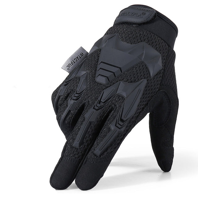 Tactical Full-Finger Gloves | Hard Knuckle Protection | Touchscreen Compatible | Airsoft, Hiking, Motorbike & Outdoor Work | S–XL