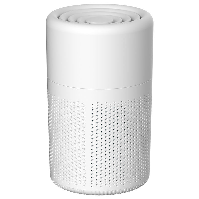 Desktop Air Purifier with HEPA Filter, Activated Carbon &amp; Aromatherapy | USB Powered | Up to 30㎡ | Nordic White